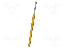 Test needle; Operational spring compression: 8mm; 8A; Ø: 1.3mm