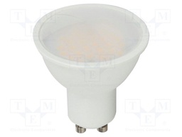 LED lamp; white warm; GU10; 220÷240VAC; 1000lm; P: 10W; 100°; 3000K