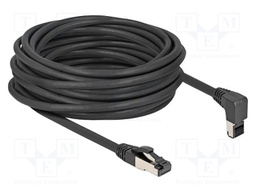 Patch cord; S/FTP; Cat: Cat 8.1; RJ45 plug,RJ45 up angled plug