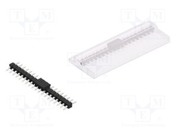 Connector: pin strips; pin header; male; PIN: 19; 2.54mm; SMT; 1x19