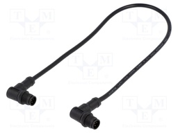 Cable: for sensors/automation; PIN: 5; M12-M12; 0.5m; plug; plug