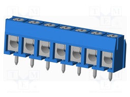Connector: PCB terminal block; terminal; Plating: tinned; on PCBs