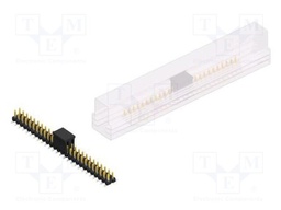 Connector: pin strips; pin header; male; PIN: 52; 2.54mm; SMT; 2x26