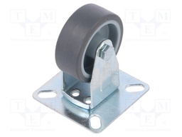 Transport wheel; Ø: 50mm; W: 20mm; H: 69.5mm; rigid; 40kg