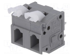 PCB terminal block; straight; 7.62mm; ways: 2; on PCBs; 0.2÷2.5mm2