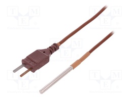 T-type temperature probe; -60÷200°C; Probe dia: 4mm; Len: 5m