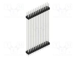 Connector: pin strips; pin header; male; PIN: 26; 2.54mm; THT; 2x13