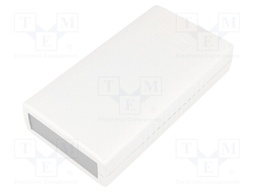 Enclosure: with panel; X: 80mm; Y: 150mm; Z: 30mm; ABS; light grey