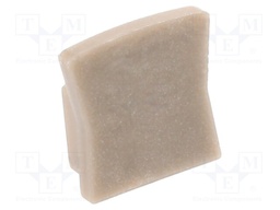 Cap for LED profiles; champagne; 10pcs.