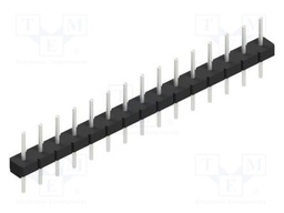 Connector: pin strips; pin header; male; PIN: 15; 2.54mm; THT; 1x15