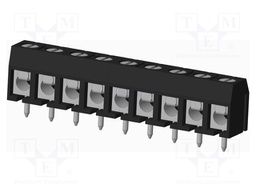 Connector: PCB terminal block; terminal; Plating: tinned; on PCBs