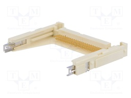 Connector: for cards; Compact Flash I & II; SMT; gold-plated