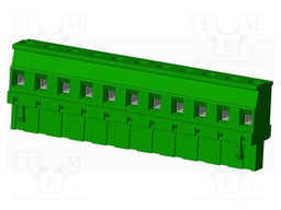 Connector: pluggable terminal block; plug; female; angled 90°