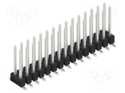Connector: pin strips; pin header; male; PIN: 30; 2.54mm; SMT; 2x15