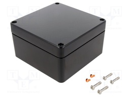 Enclosure: multipurpose; X: 160mm; Y: 160mm; Z: 90mm; aluminium; IP66