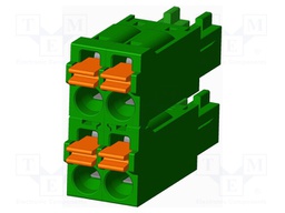 Connector: pluggable terminal block; plug; female; straight; 5.5A