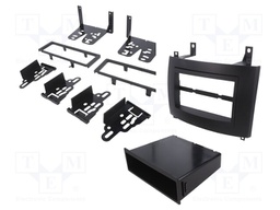 Radio mounting frame; Cadillac; 1 DIN,2 DIN; matt black