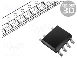 IC: PMIC; AC/DC switcher,SMPS controller; Uin: 85÷265V; SO-8C