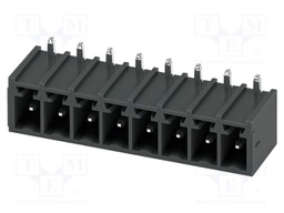 PCB headers, nominal cross section: 1.5 mm2, color: black, n
