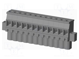 Connector: pluggable terminal block; plug; female; angled 90°