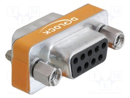 Adapter; D-Sub 9pin socket,D-Sub 9pin plug; null-modem