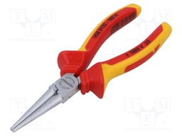 Pliers; insulated,round; 160mm; steel