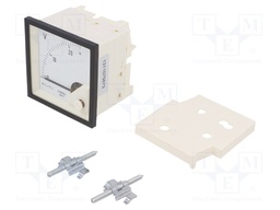 Meter; on panel; analogue; 0÷25V; Class: 1,5; IP52; Length: 61mm