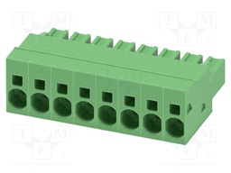 PCB connector, nominal cross section: 6 mm?, color: green, n