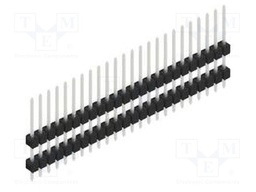 Connector: pin strips; pin header; male; PIN: 24; 2.54mm; THT; 1x24