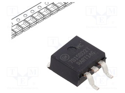 IC: voltage regulator; linear,fixed; 15V; 1A; D2PAK; SMD; reel,tape