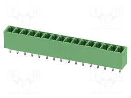 PCB headers, nominal cross section: 1.5 mm?, color: green, n
