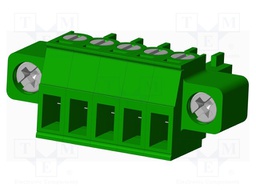 Connector: pluggable terminal block; plug; female; straight; 10A