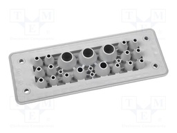 Multigate grommet; grey; Holes no: 23; -40÷90°C; UL94V-0; IP66; MHF
