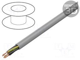 Wire; MEGAFLEX®500; 5G1mm2; unshielded; 300/500V; LSZH; Cu; grey