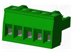 Connector: pluggable terminal block; plug; female; straight; 12A