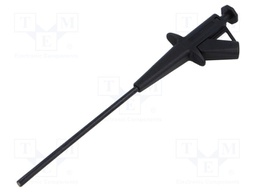 Clip-on probe; pincers type; 4A; black; 1kV; 4mm