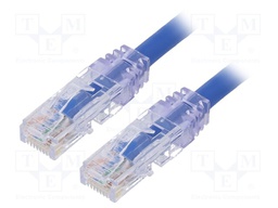 Patch cord; TX6™ PLUS,U/UTP; 6; stranded; Cu; LSZH; blue; Len: 3m