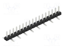 Connector: pin strips; pin header; male; PIN: 17; 2mm; SMT; 1x17