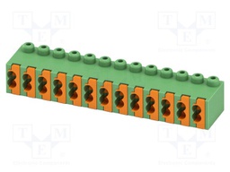 PCB connector, nominal cross section: 0.5 mm?, color: green,