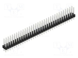 Connector: pin strips; pin header; male; PIN: 66; 2.54mm; THT; 2x33