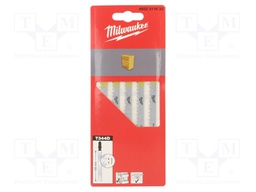 Hacksaw blade; wood; 105mm; 5pcs; Kind of holder: T