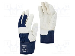 Protective gloves; Size: 10; navy blue; furlined