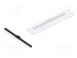 Connector: pin strips; pin header; male; PIN: 28; 2.54mm; SMT; 1x28