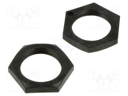 Nut M18; poliacetal; 2pcs; E2F