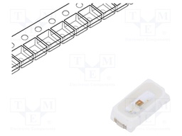 LED; SMD; 3014,PLCC2; red; 720÷1000mcd; 3x1.4x0.7mm; 120°; 1.8÷2.4V
