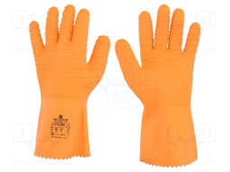 Protective gloves; Size: 9; latex; VENIFISH VE990