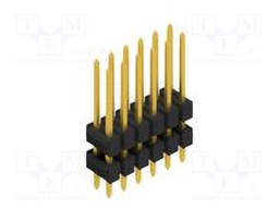 Connector: pin strips; pin header; male; PIN: 12; 2.54mm; THT; 2x6