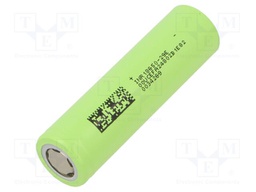 Re-battery: Li-Ion; 18650,MR18650; 3.6V; 2900mAh; Ø18.25x64.95mm