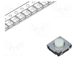 Microswitch TACT; SPST; Pos: 2; 0.02A/15VDC; SMT; none; 1.3N; 3.1mm