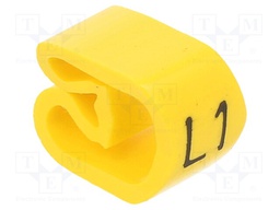 Markers for cables and wires; Label symbol: L1; 8÷16mm; PVC; PA